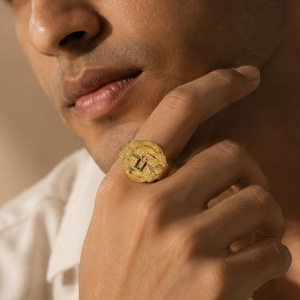 Tirupati Balaji Gold Ring For Him