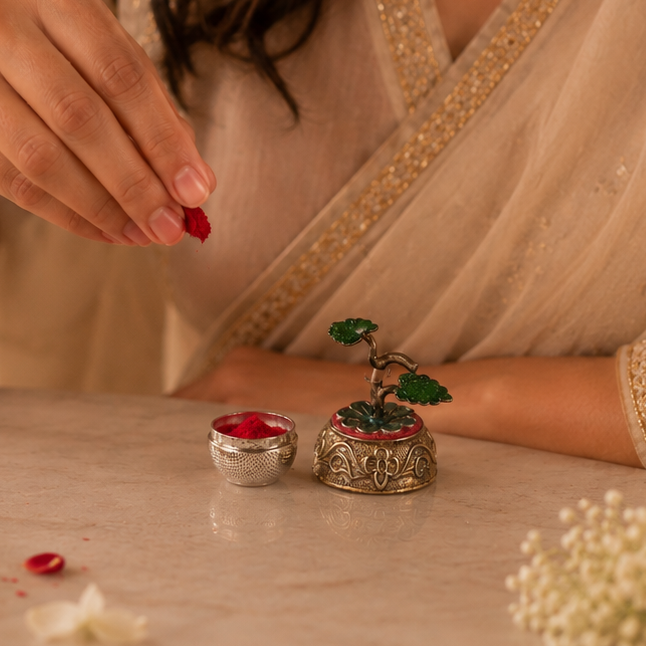 Gulnaar Sindur Silver Box