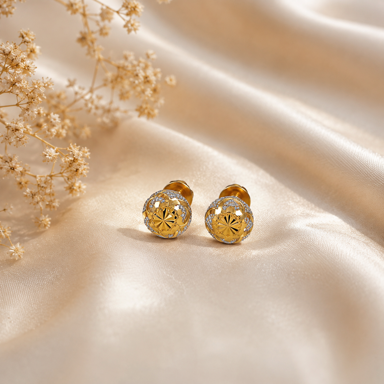 Aadhya Glow Gold Earrings