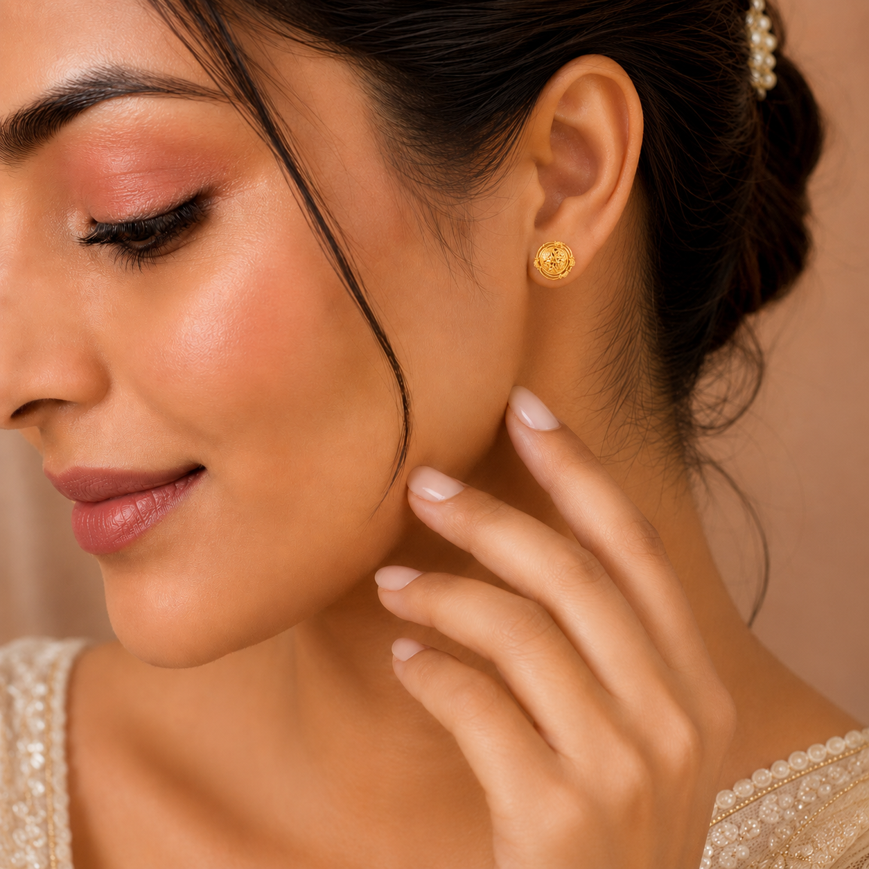 Myra Regal Chakra Gold Earrings