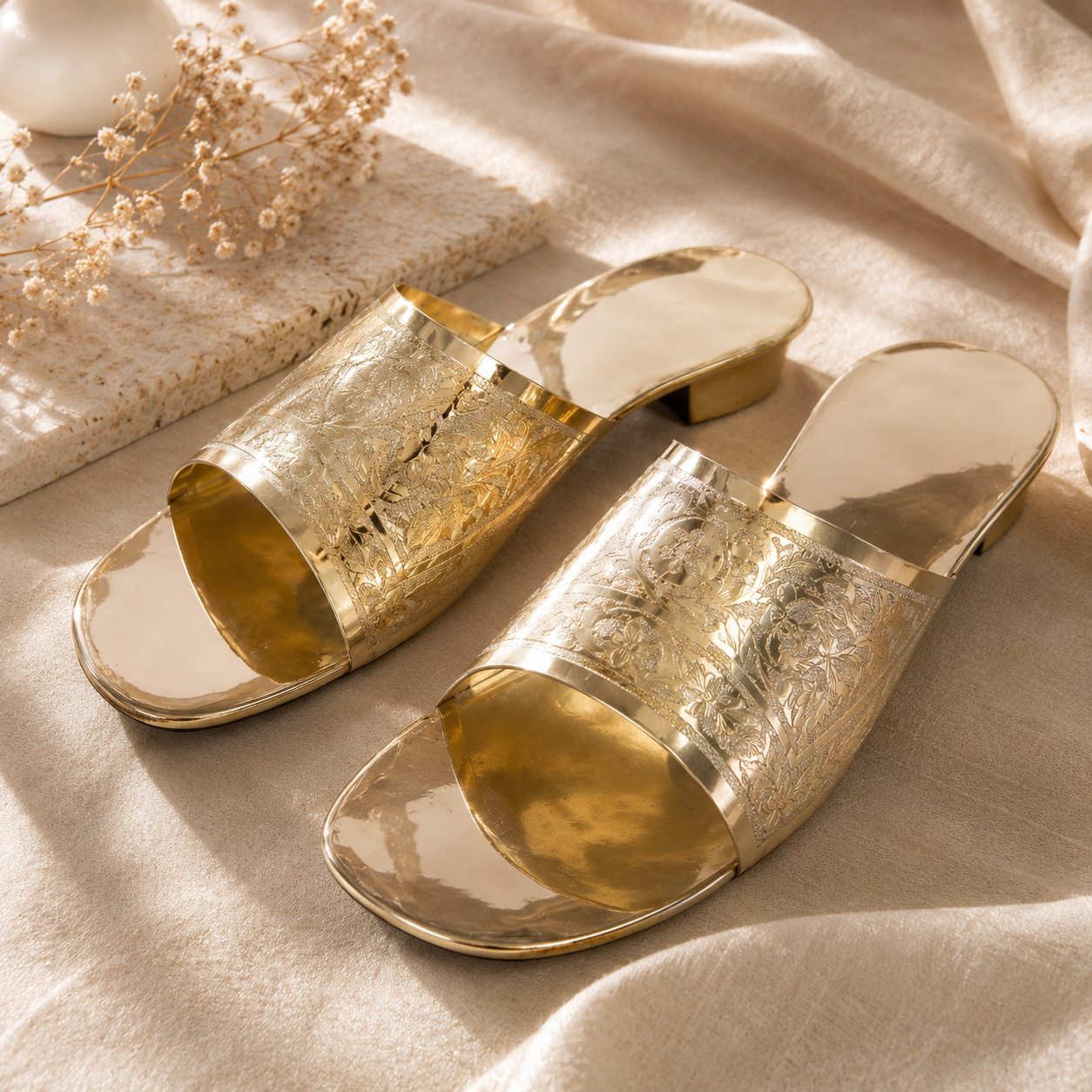 Shahi Elegance Silver Sandals