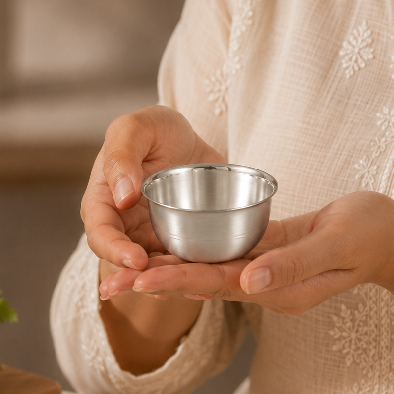 Regal Serving Silver Bowl