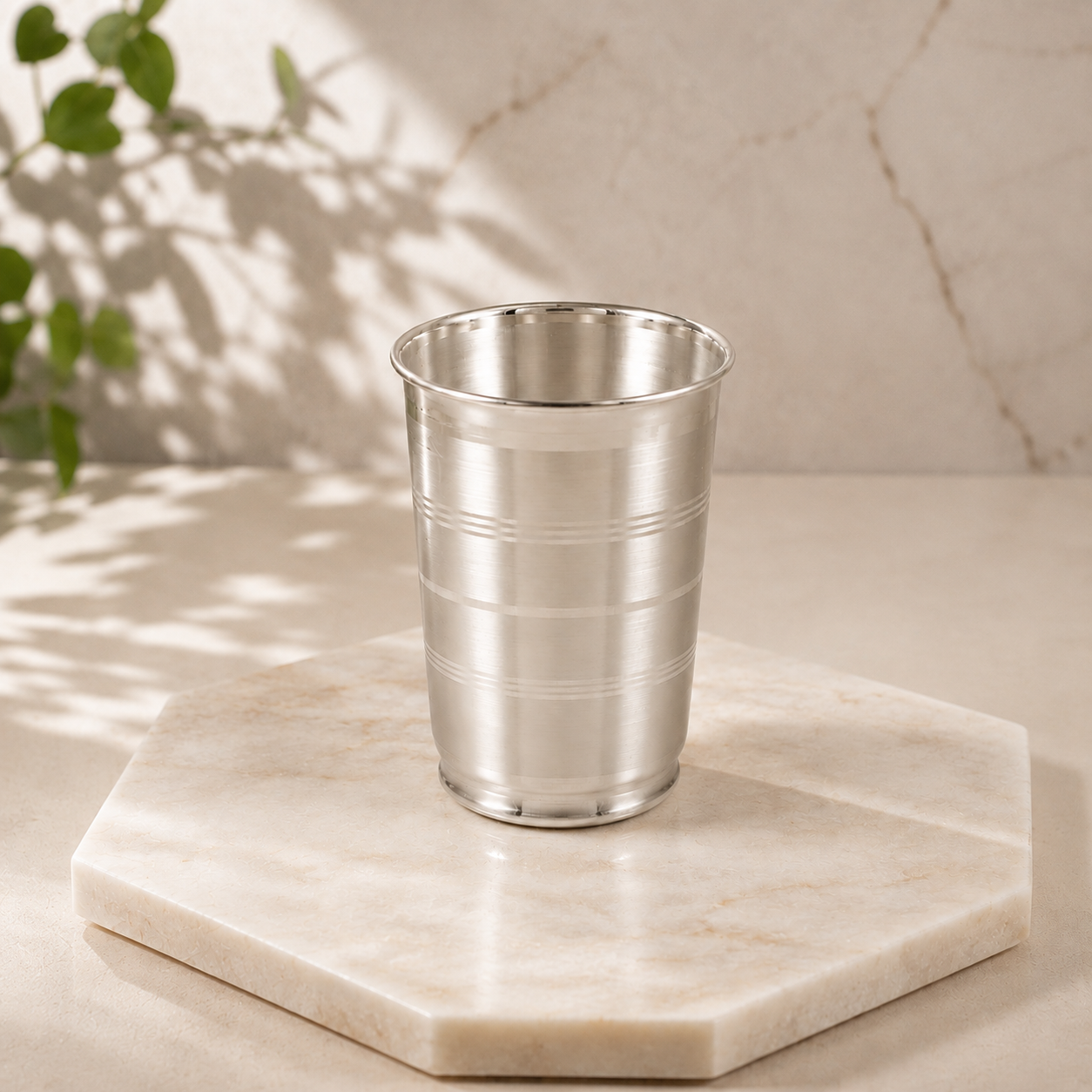 Majestic Line Silver Glass