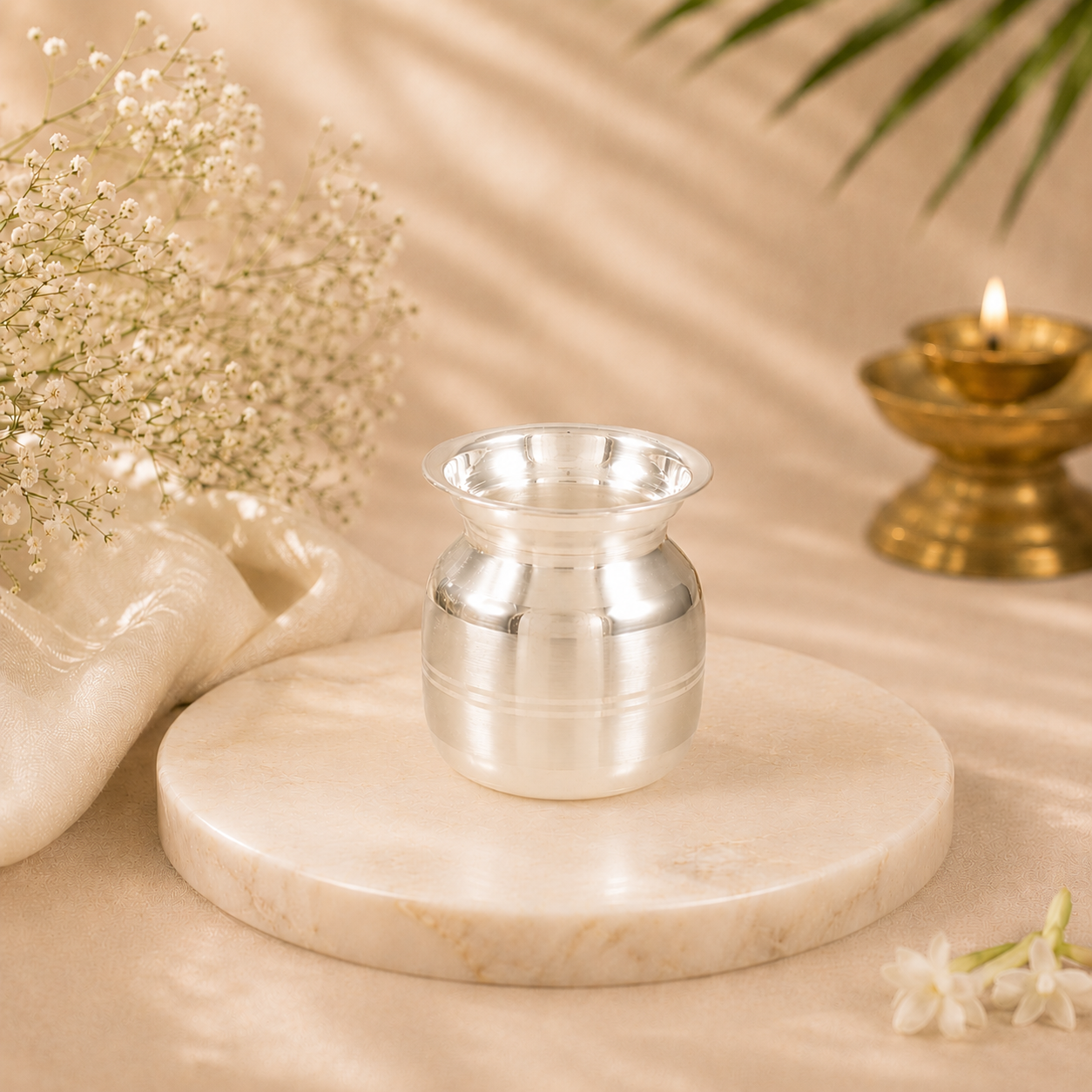 Shubh Mangalam Silver Kalash