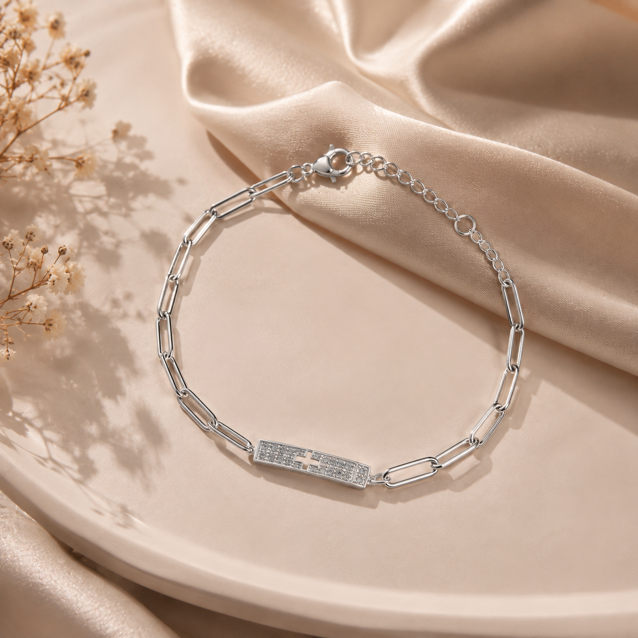 Tiana Urban Link Silver Bracelet
