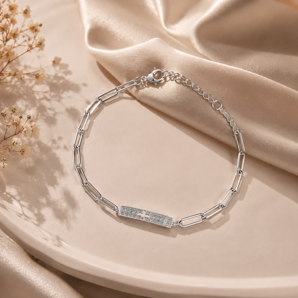 Tiana Urban Link Silver Bracelet