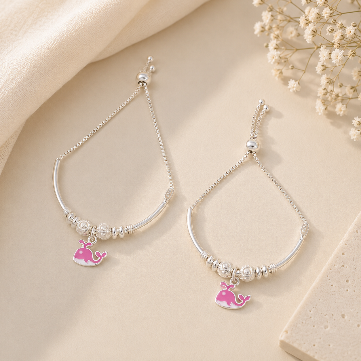 Little Splash Charm Baby Bangles