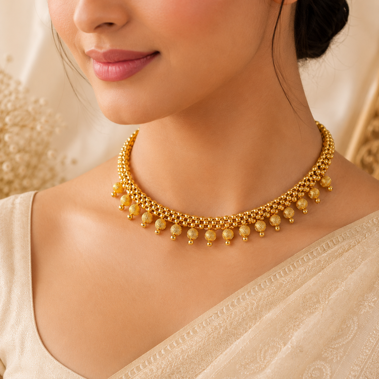 Ridhima Classic Gold Necklace