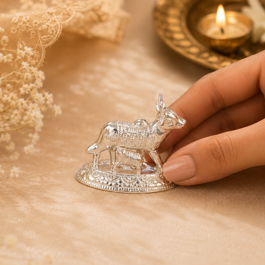 Punya Vatsalya Silver Kamdhenu
