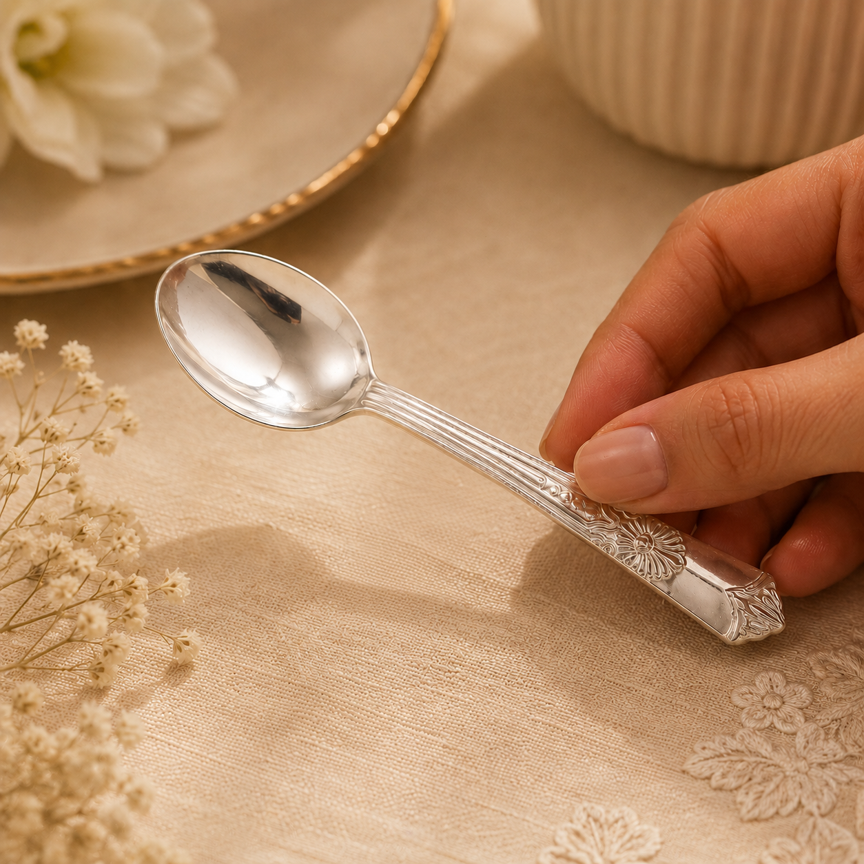 Vintage Grace Silver Spoon