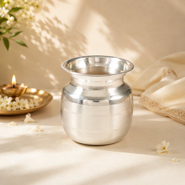 Divine Pooja Silver Kalash
