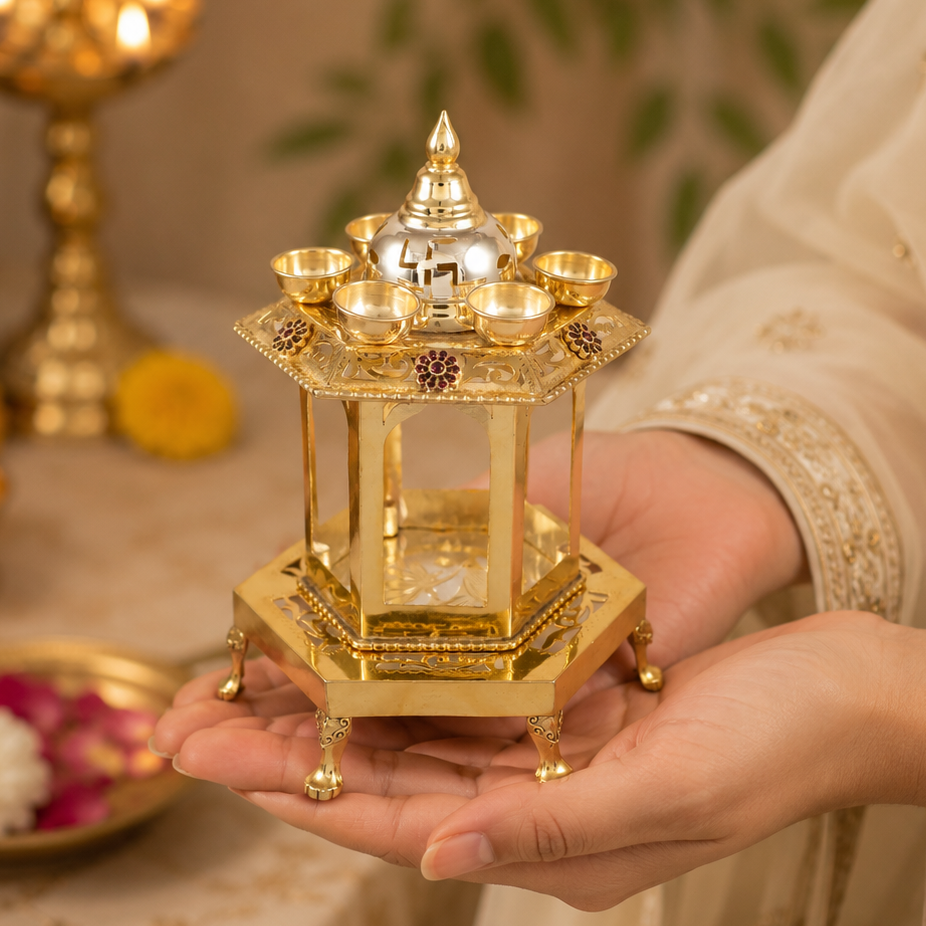 Royal Swastik Silver Hatri