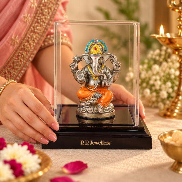 Varadvinayak Ganesha  Silver Idol