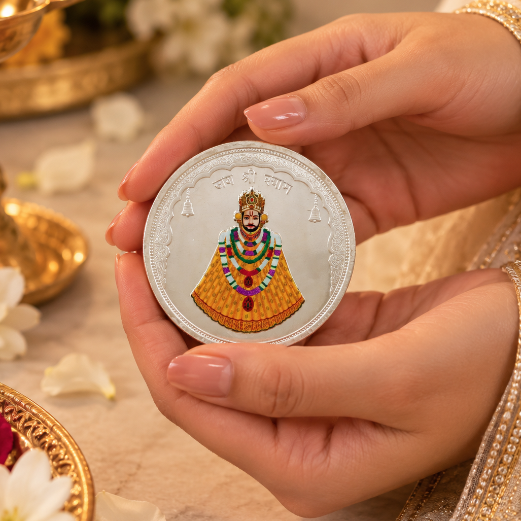 Khatu Shyam Blessings 50Gm Silver Coin