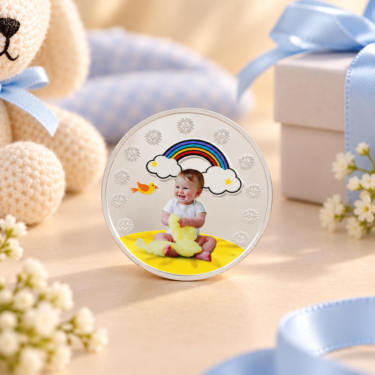 Rainbow Baby Moments 50Gm Silver Coin