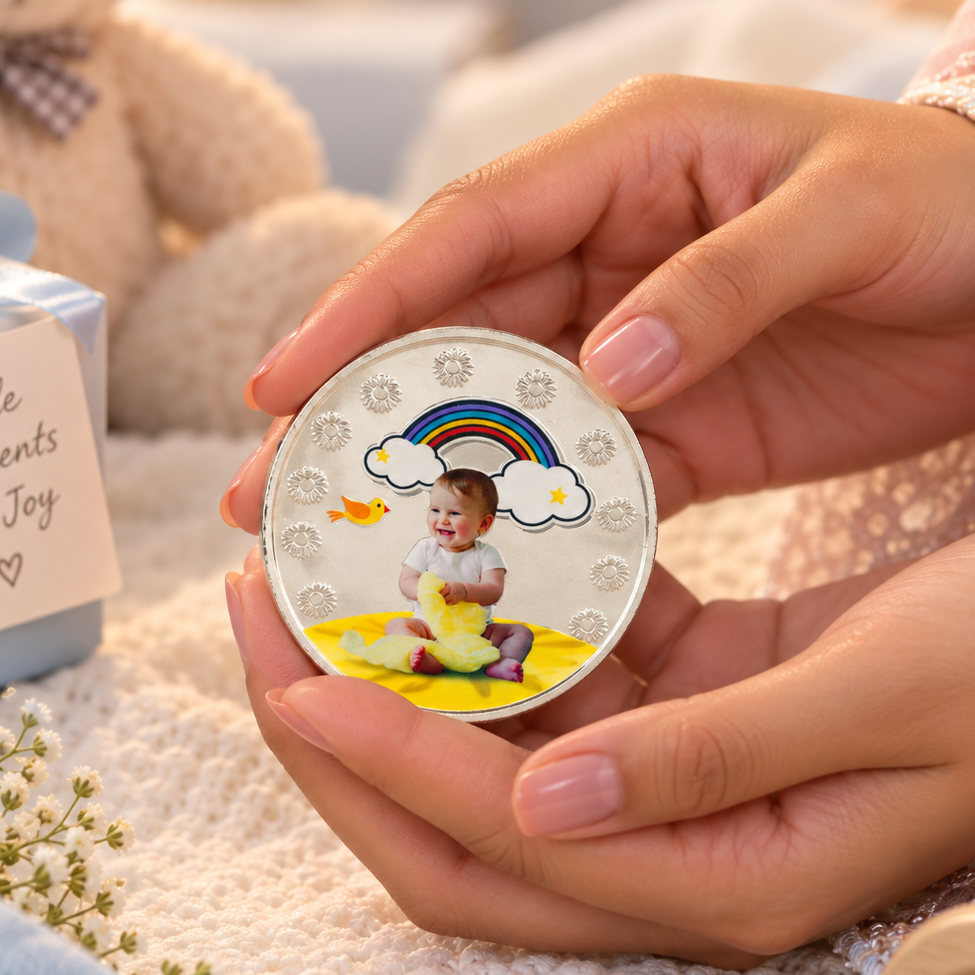 Rainbow Baby Moments 50Gm Silver Coin