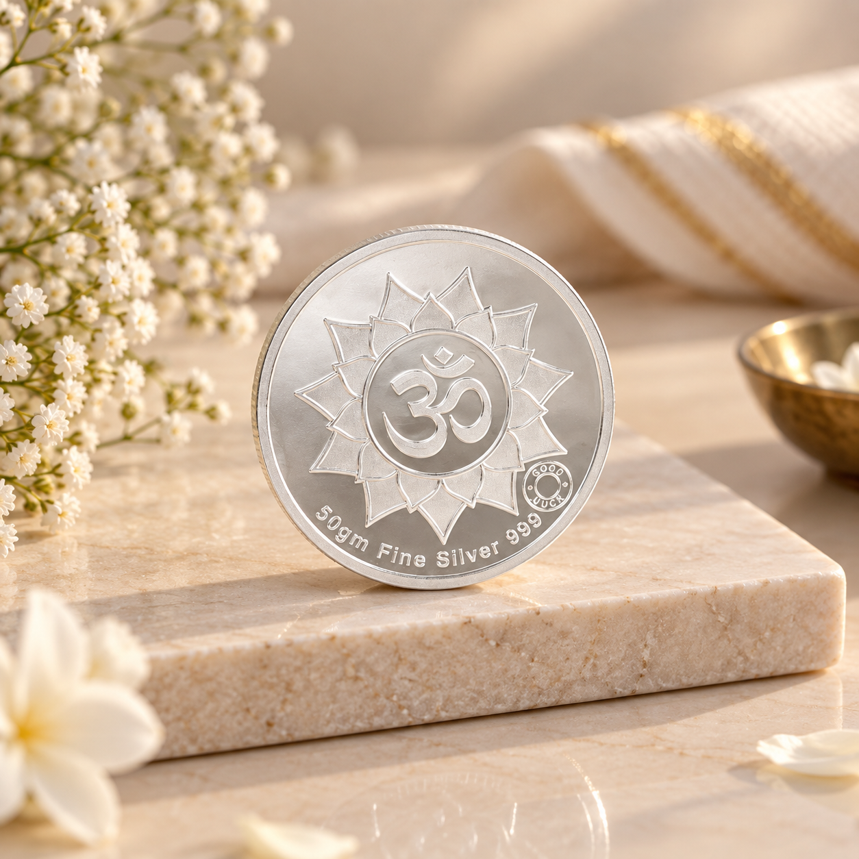Ayodhya Ram Darbar 20Gm Silver Coin