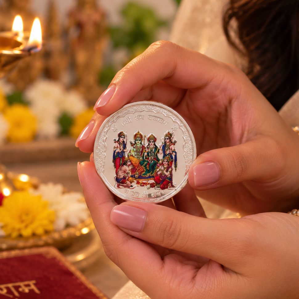 Ayodhya Ram Darbar 20Gm Silver Coin