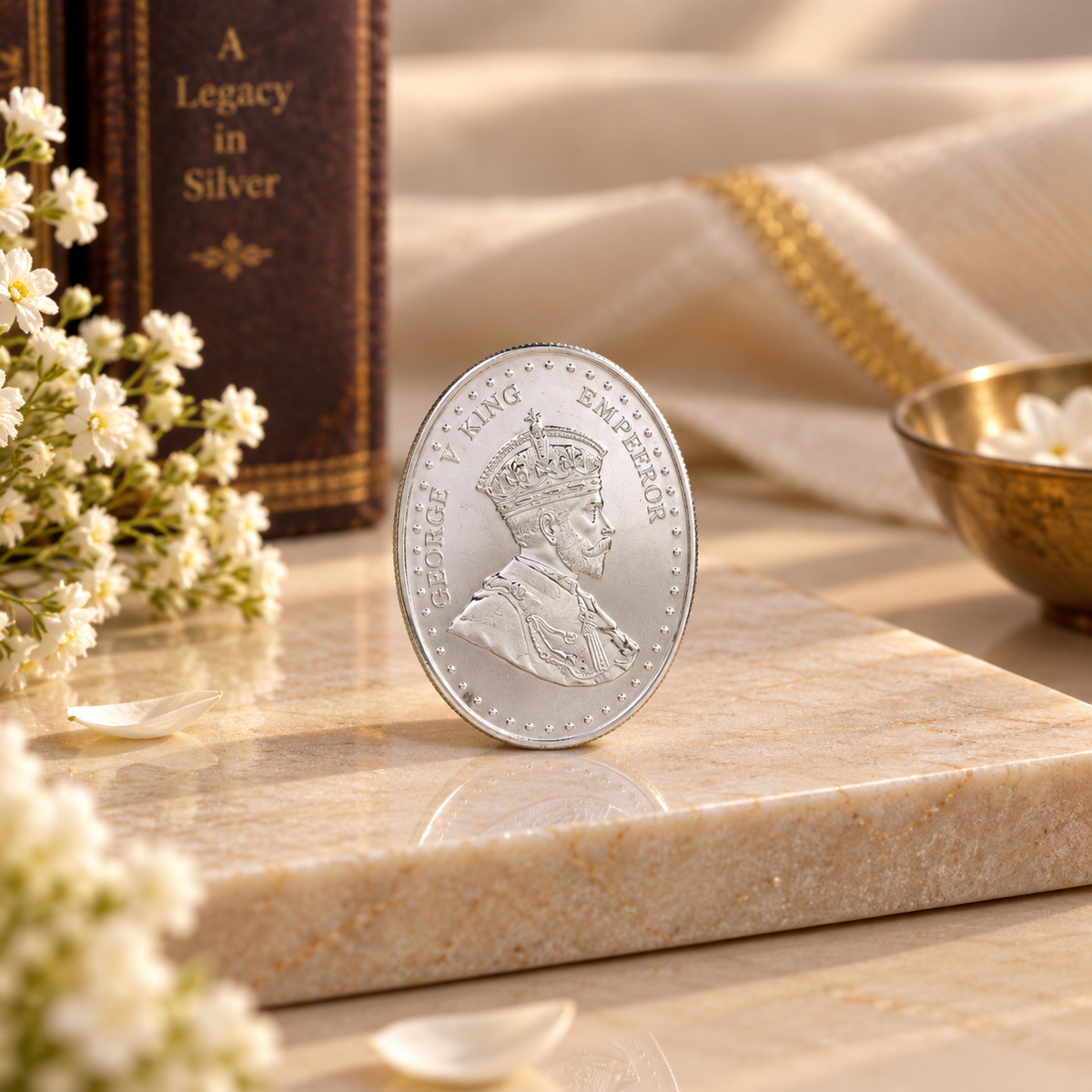 King George Legacy 10Gm Silver coin