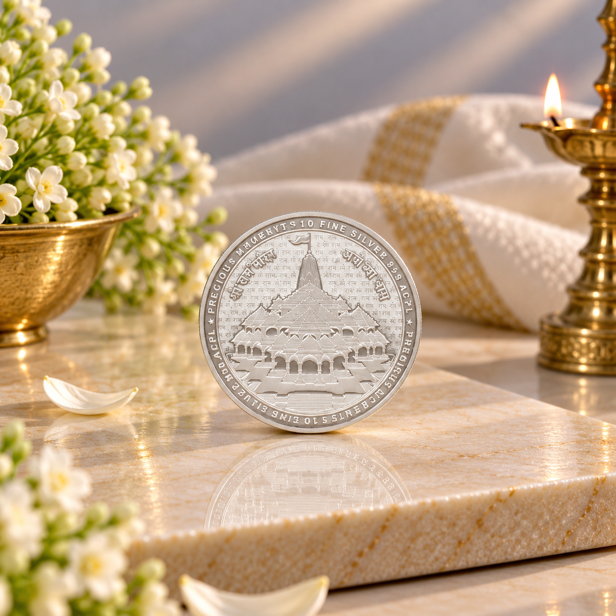 Maryada Purushottam 10Gm Silver Coin