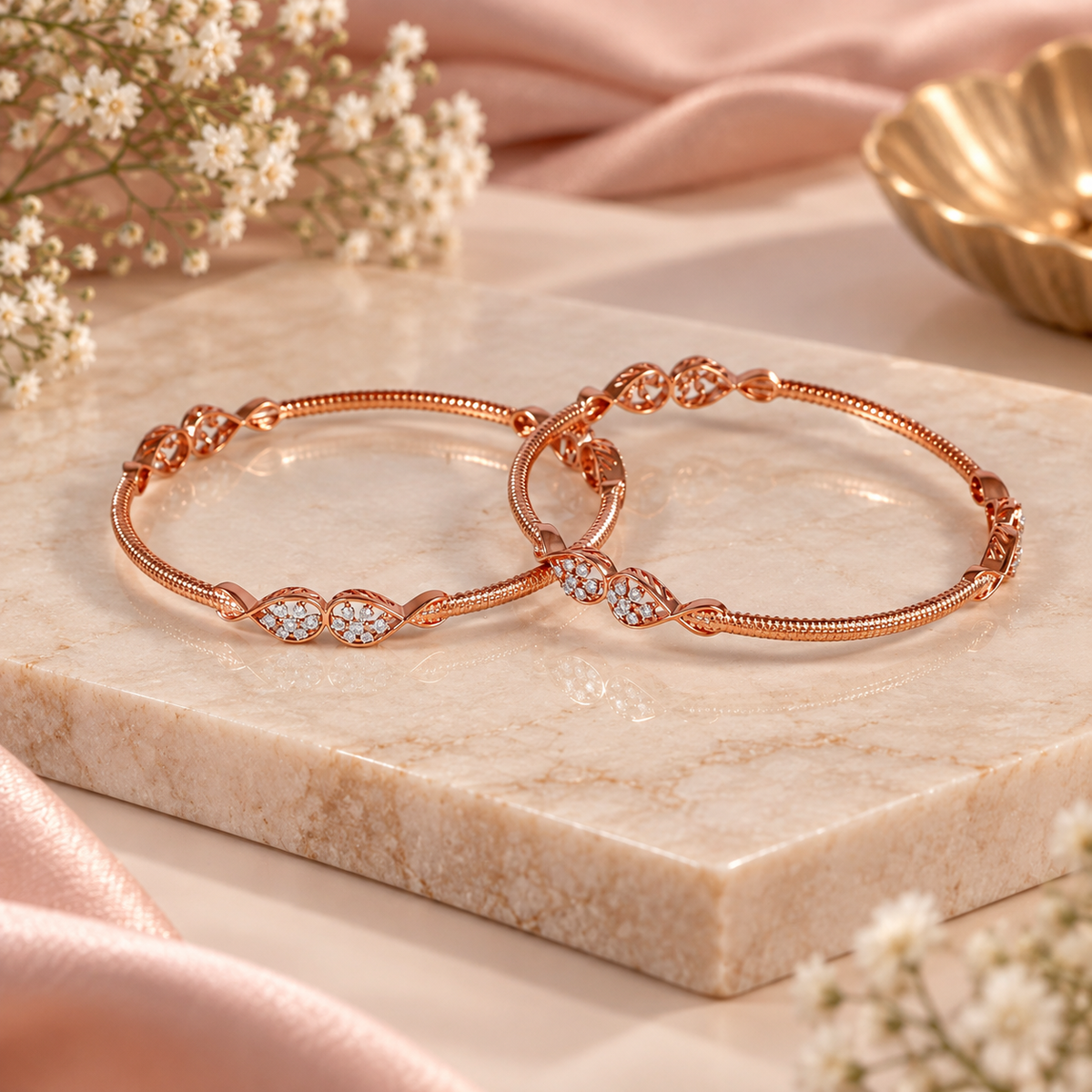 Tara Eternal Sparkle Diamond Bangles