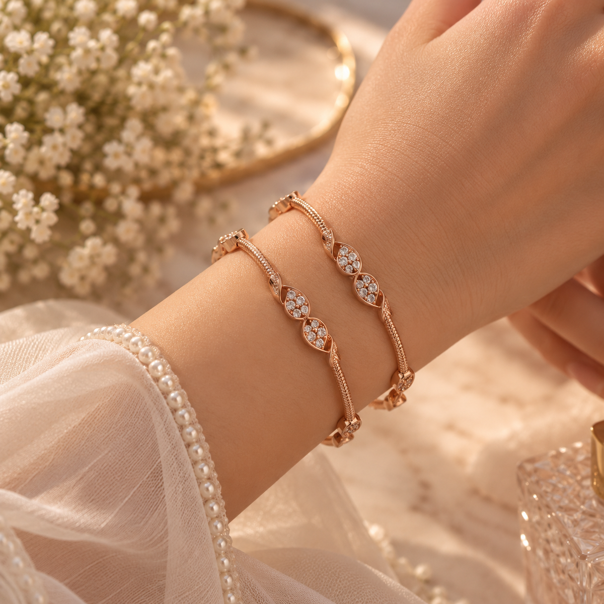 Tara Eternal Sparkle Diamond Bangles
