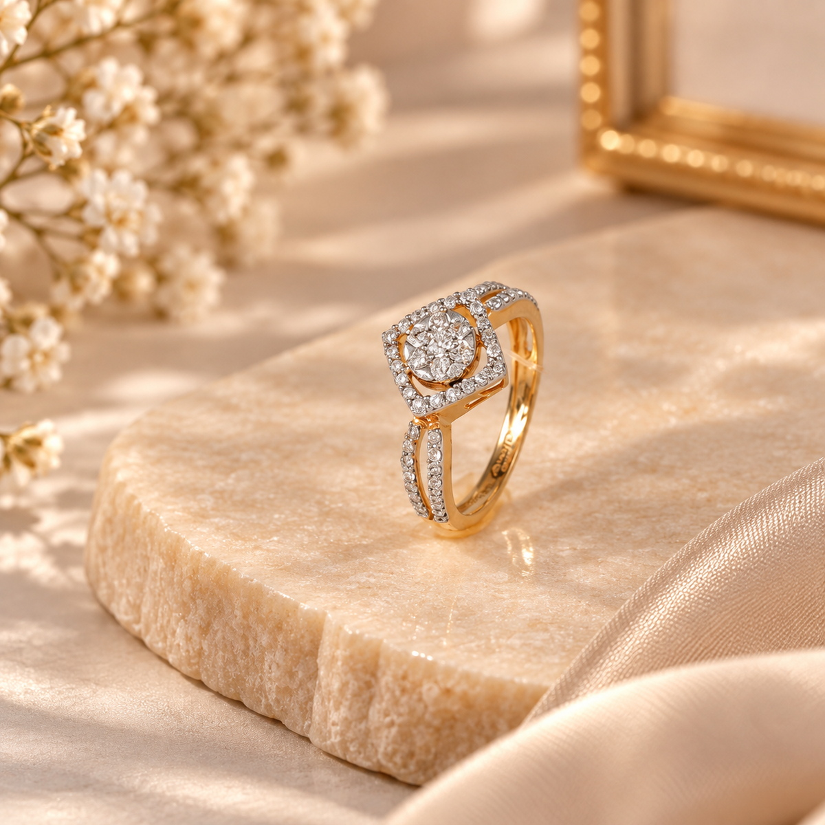 Rhea Regal Blossom Diamond Ring