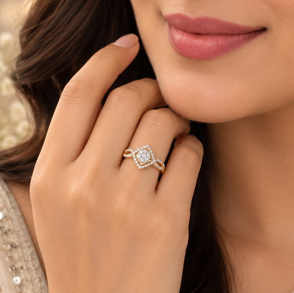 Rhea Regal Blossom Diamond Ring