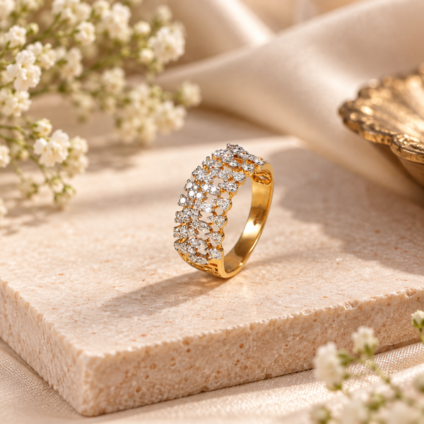 Saanvi Celestial Vine Diamond Band