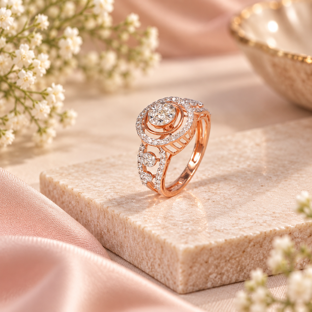 Avika Spiral Diamond Ring
