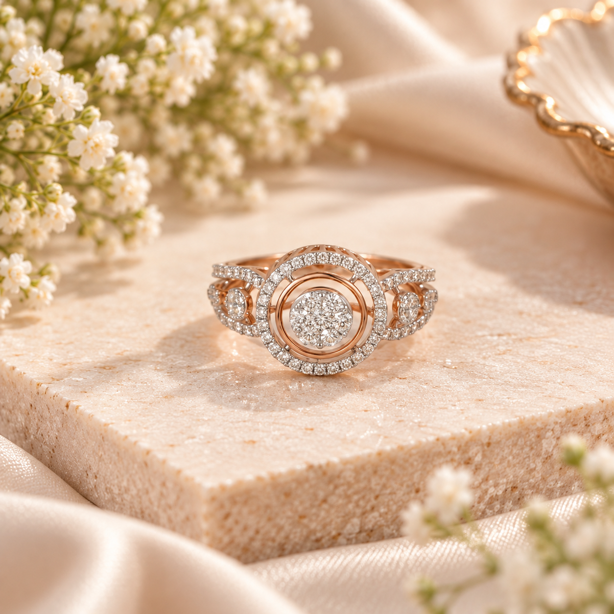Avika Spiral Diamond Ring