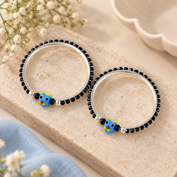 Little Charm Nazariya Silver Baby Bangles
