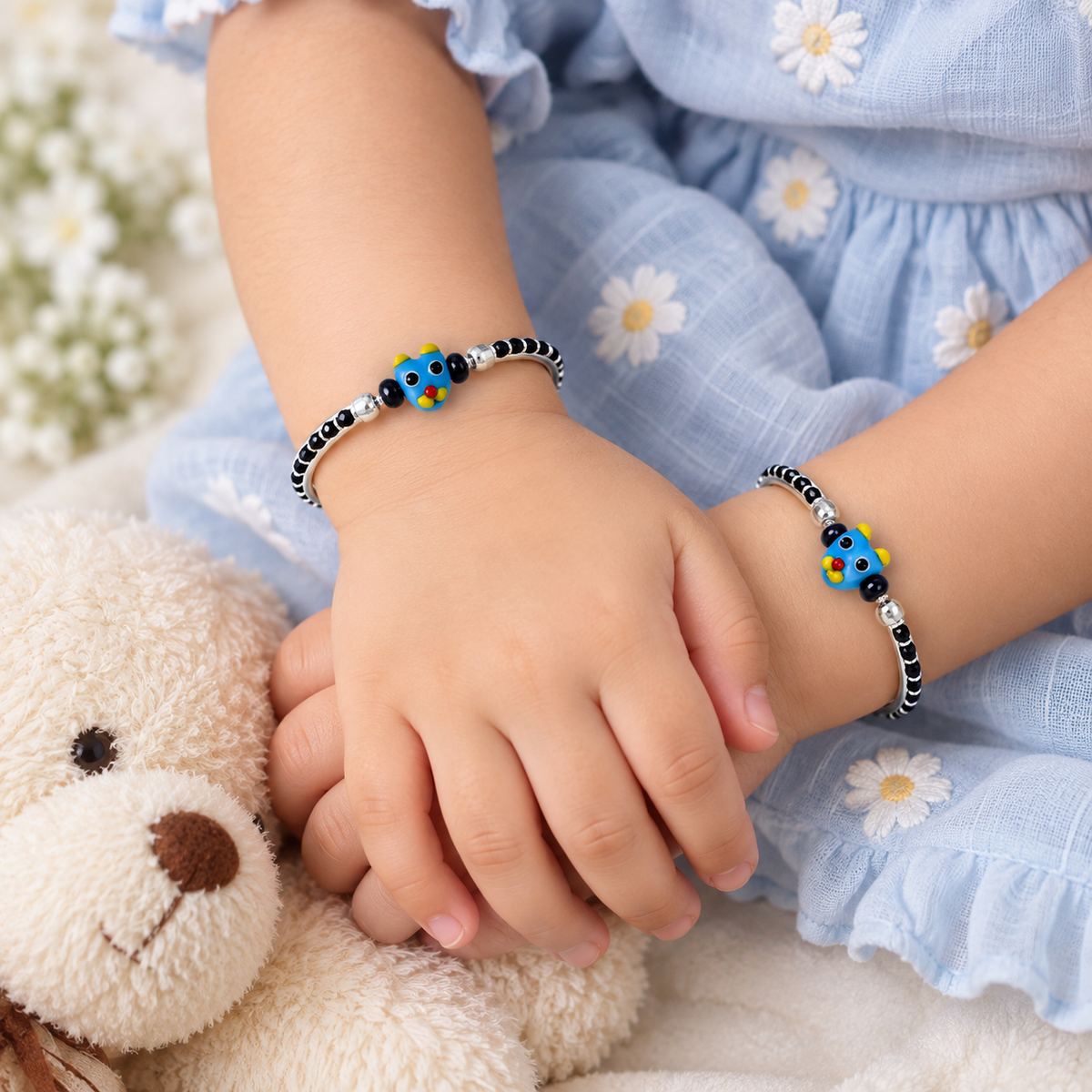 Little Charm Nazariya Silver Baby Bangles