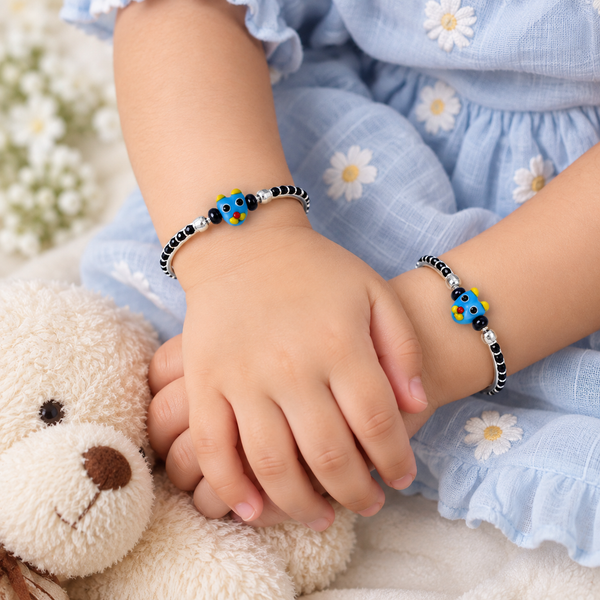 Little Charm Nazariya Silver Baby Bangles