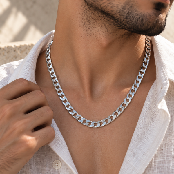 Majestic Cuban Silver Chain For Him