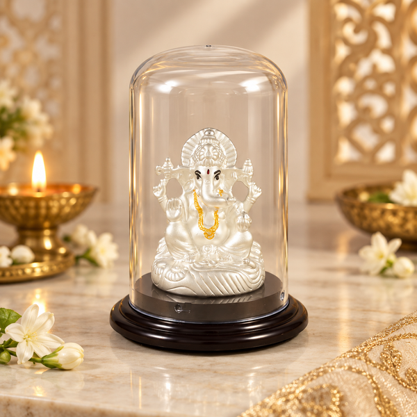 Shubh Siddhivinayak Silver Idol