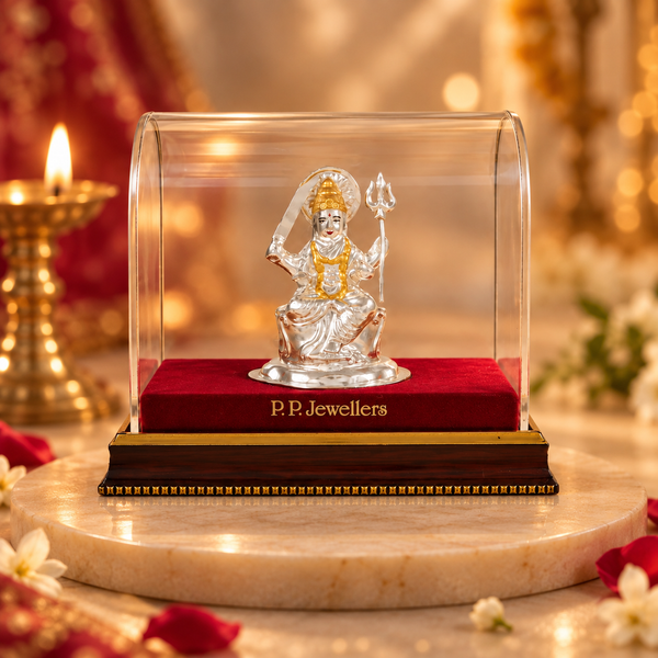 Veer Bhavani Trishul Silver Idol