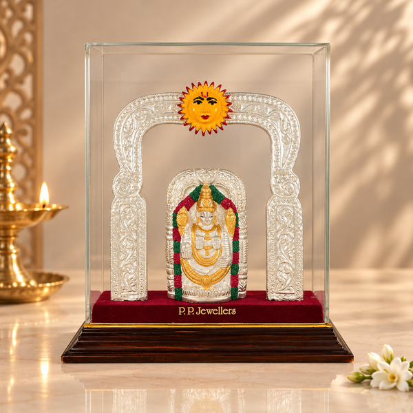 Surya Dwar Tirupati Balaji Silver Idol