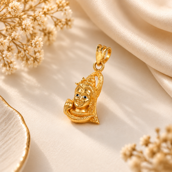 Mahadev Swaroop Gold Pendant