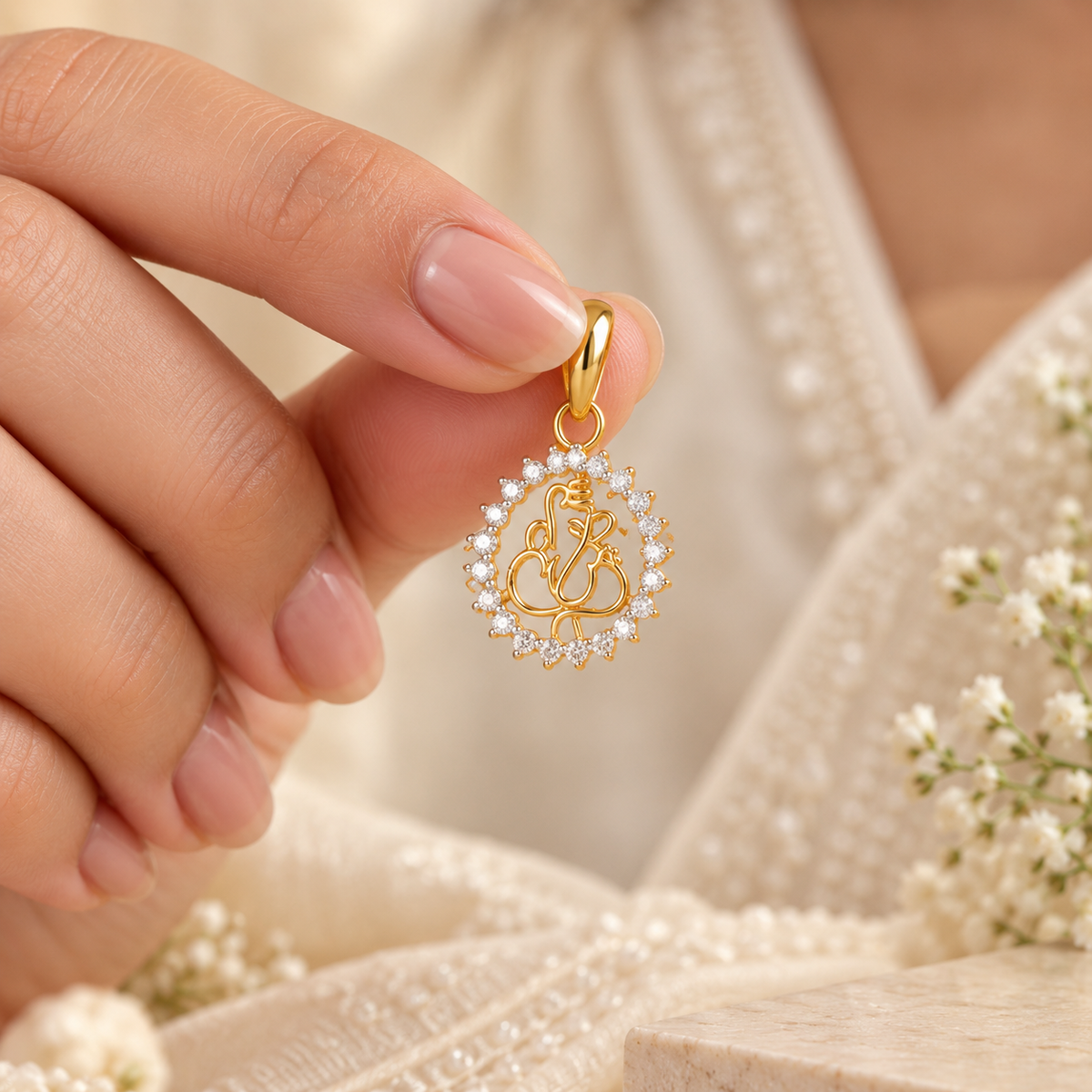 Shree Ganesh Gold Pendant