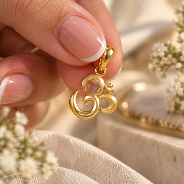 Sacred Om Gold Pendant