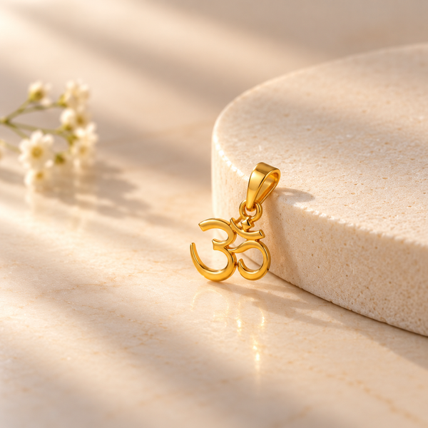 Aaradhya  Om Gold Pendant