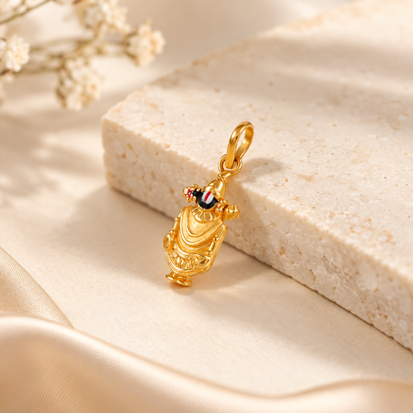 Sacred Balaji Gold Pendant