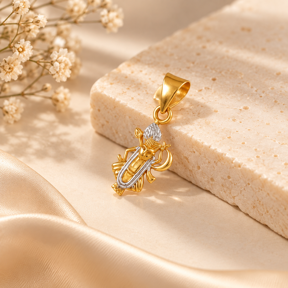 Shrinathji Grace Gold Pendant