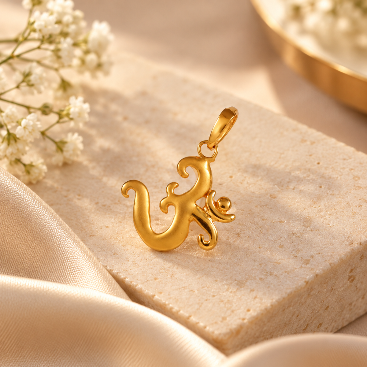 Eternal Om Gold Pendant
