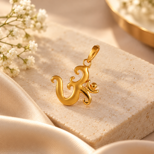 Eternal Om Gold Pendant