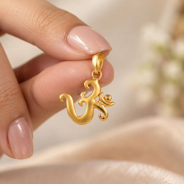Eternal Om Gold Pendant