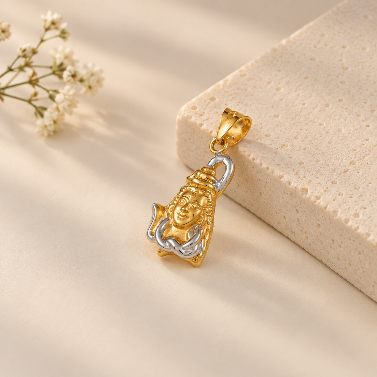 Mahadev Aura Gold Pendant