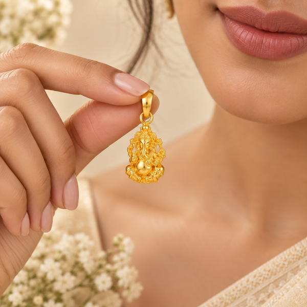Siddhivinayak  Gold Pendant