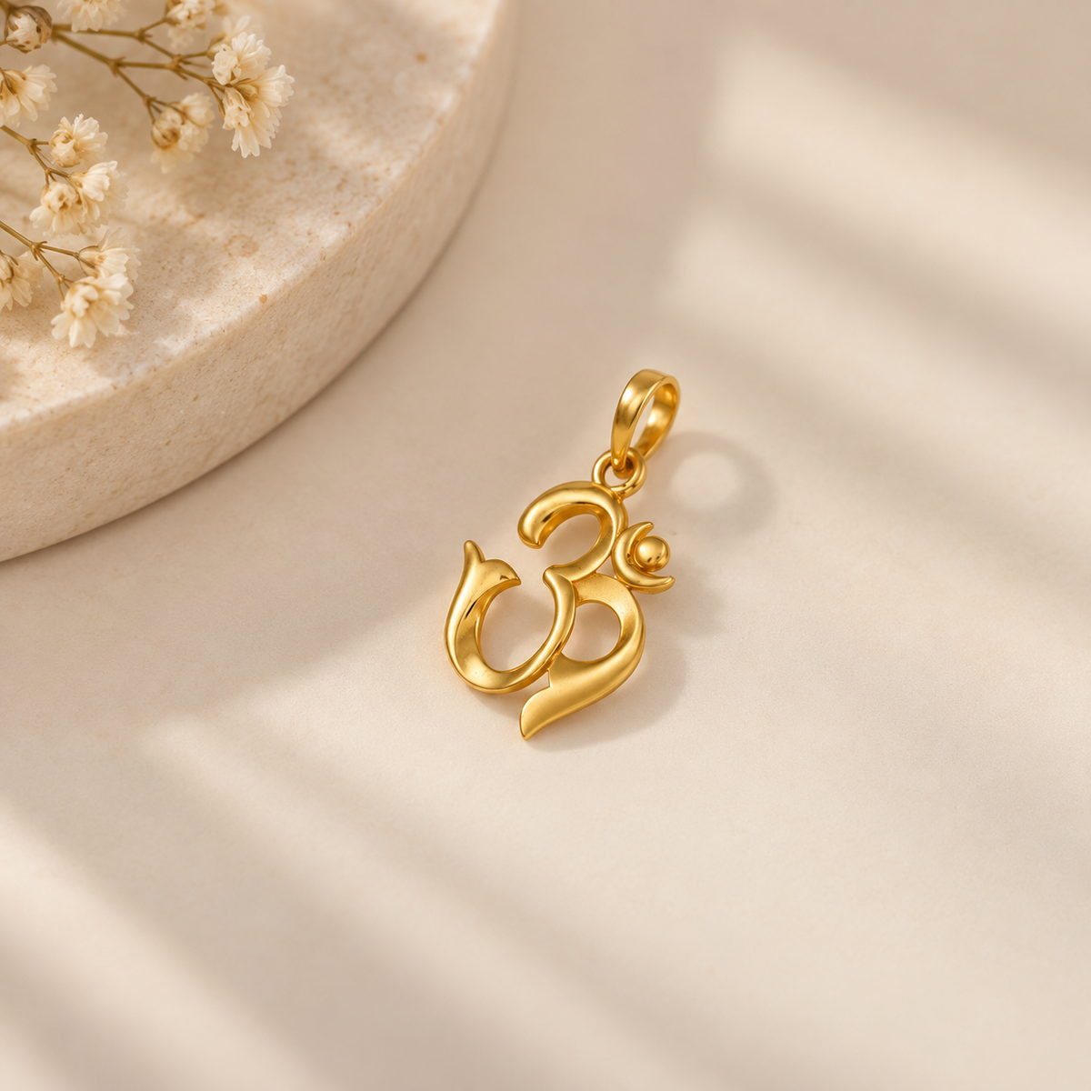 Om Shakti Gold Pendant